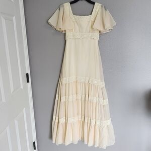 Lorrie Deb Vintage 60s Wedding  Dress/ 5/6 (S)